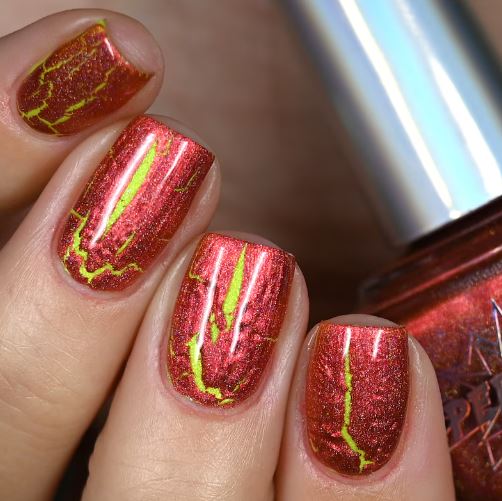 Fire Crackle Nail Polish