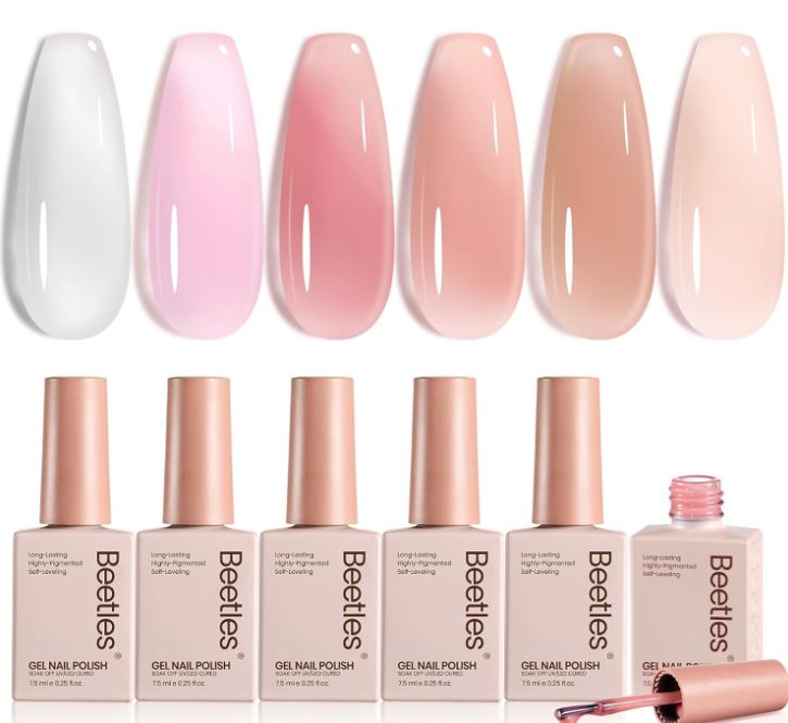 beetles gel nude jelly polish