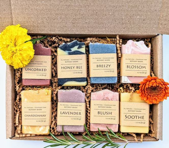 homemade soap set