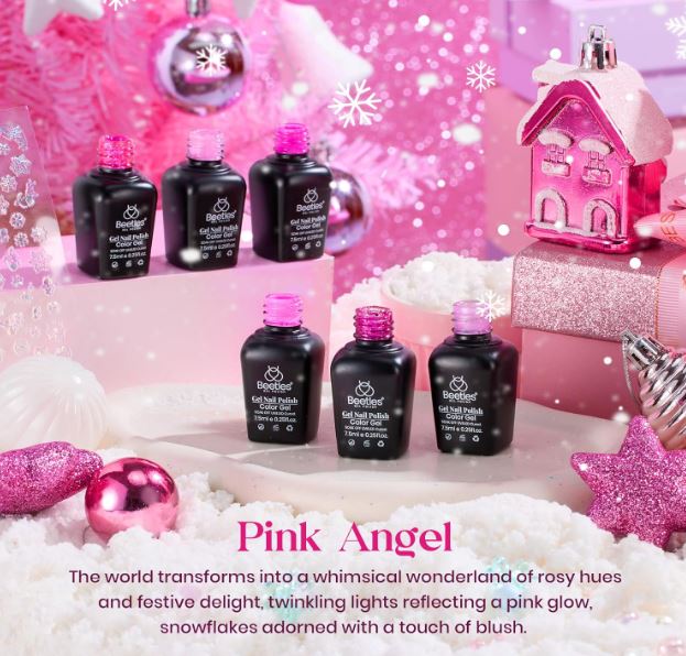 Beetles Pink Gel Set