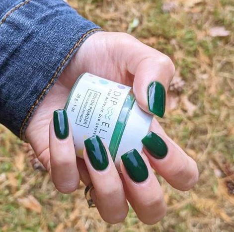 Forest Green Nail Dip
