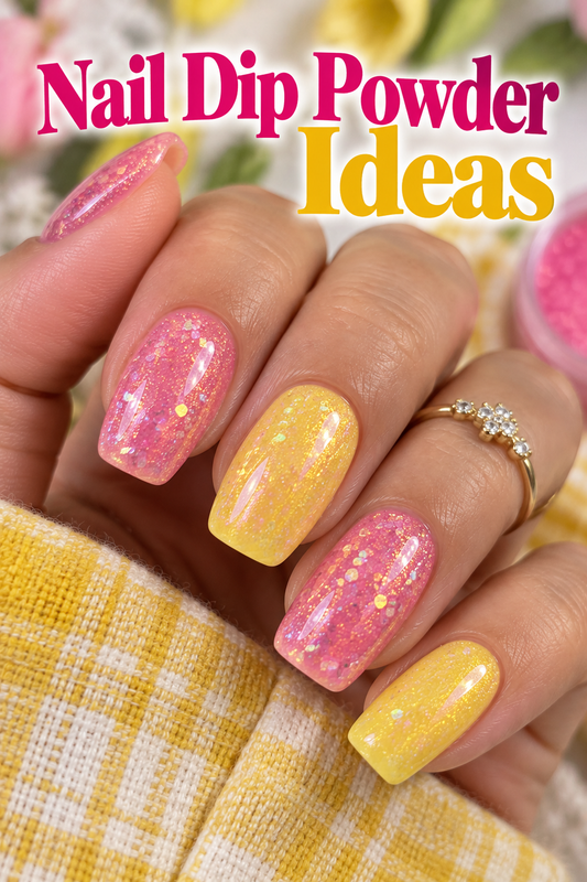 nail dip powder ideas pin