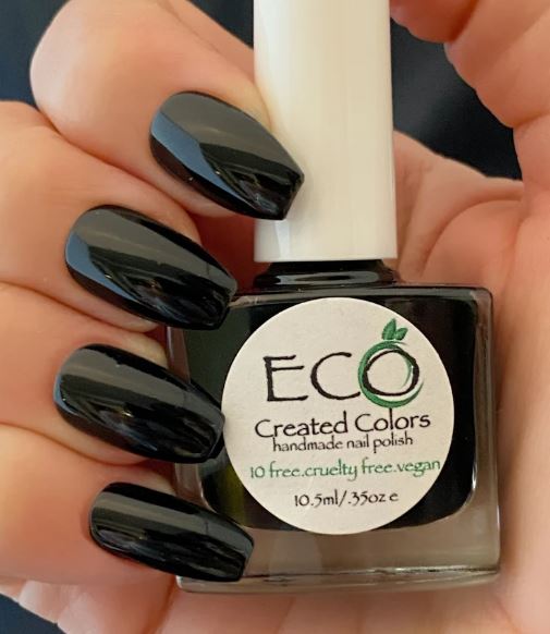 Total Eclipse by Eco Created Colors: Black Nail Polishes