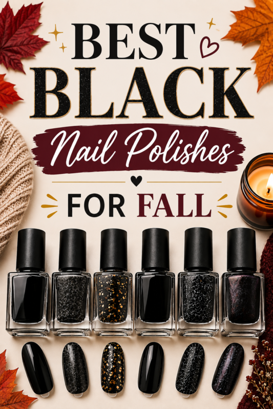 best black nail polishes