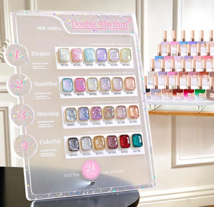 Double Rhythm Sparkle Gel Set