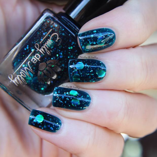 Emily De Molly Blue Glitter