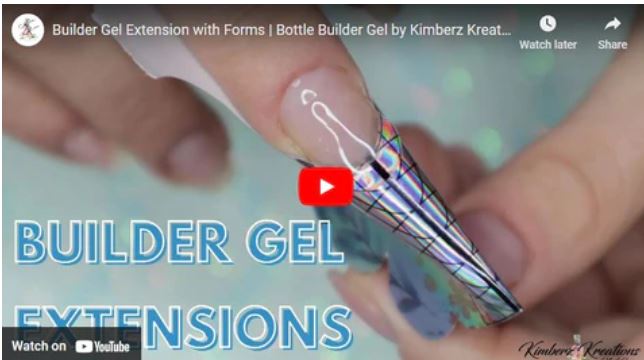 Builder gel with extension forms