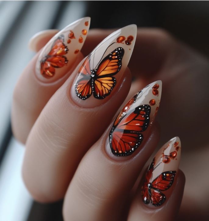 Butterfly Nail Ideas