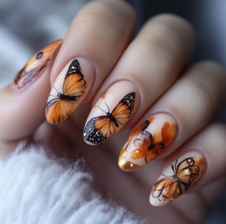 Butterfly Nail Ideas