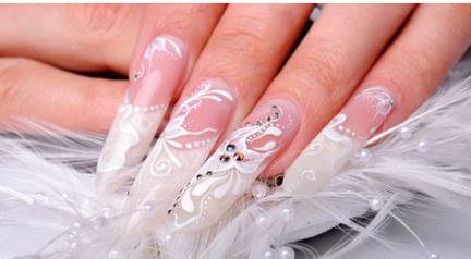 Lacy Butterfly Nails