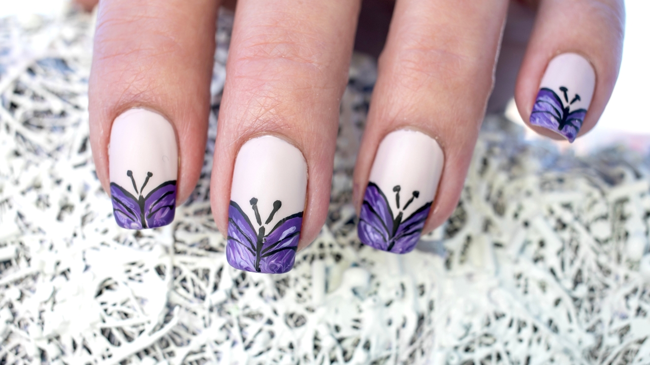 butterfly nail ideas
