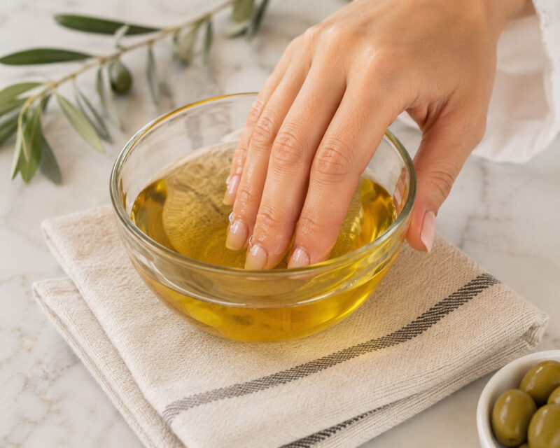 Warm Olive Oil Soak