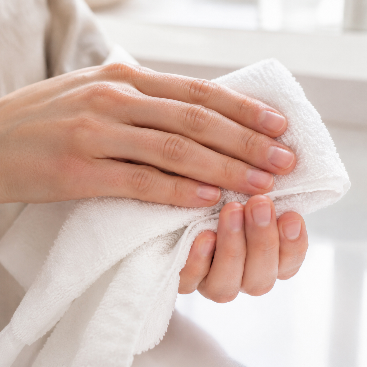 Start With Clean & Dry Hands
