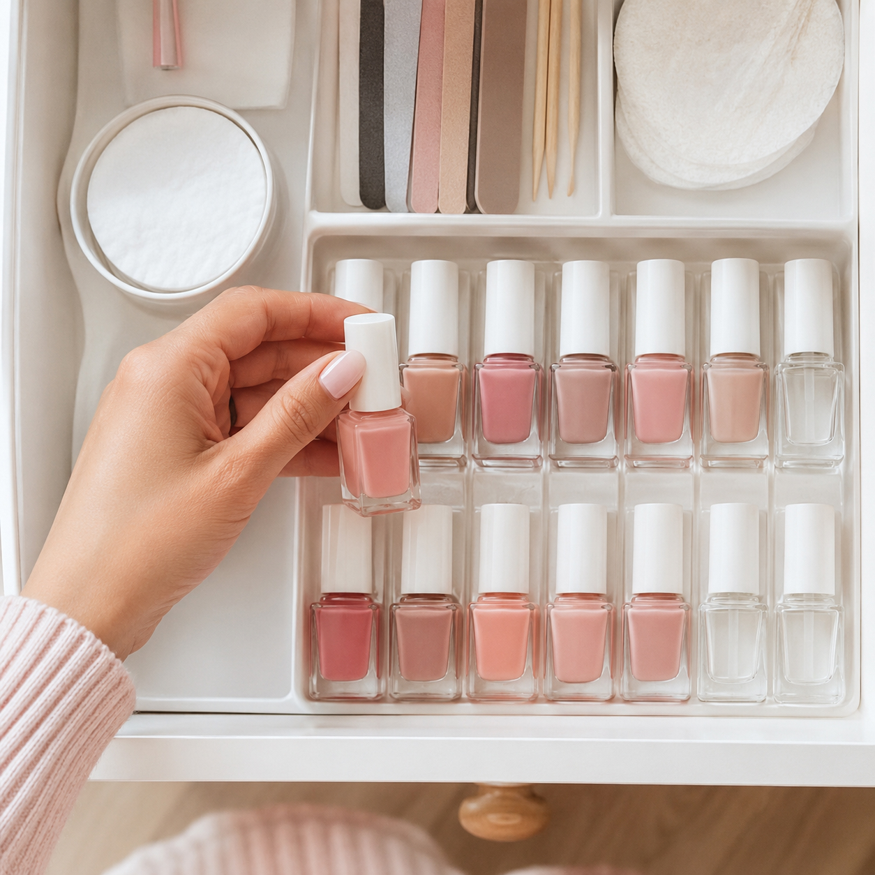 Store nail polish correctly