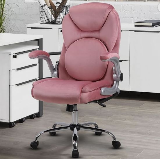 Ergonomic Velvet Office Chair