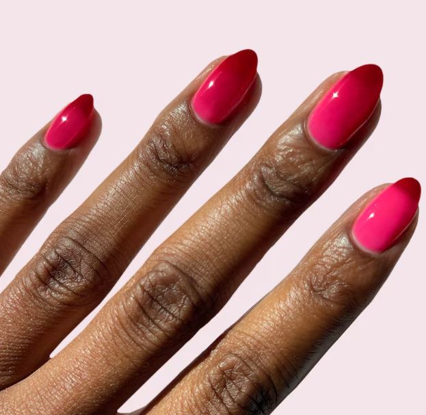 Red To Pink Nail Polish
