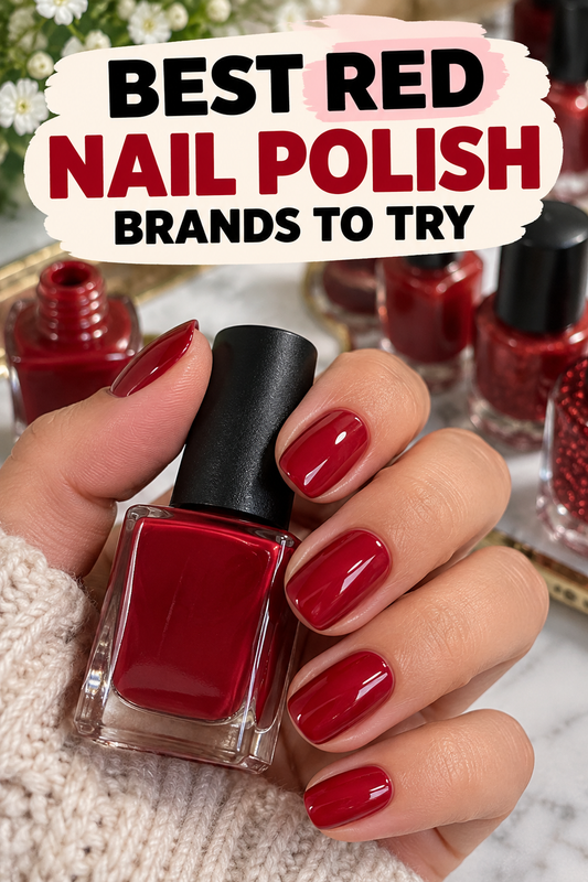 best red nail polishes list pin