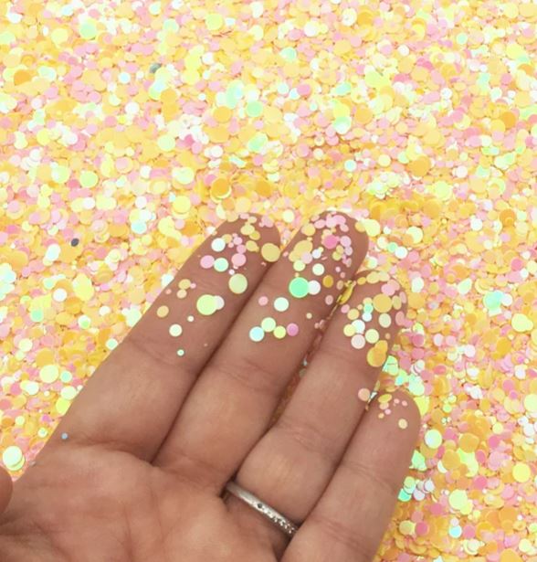 diy confetti nail polish