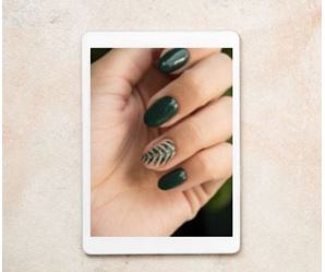 Keep nail art samples nearby for your client