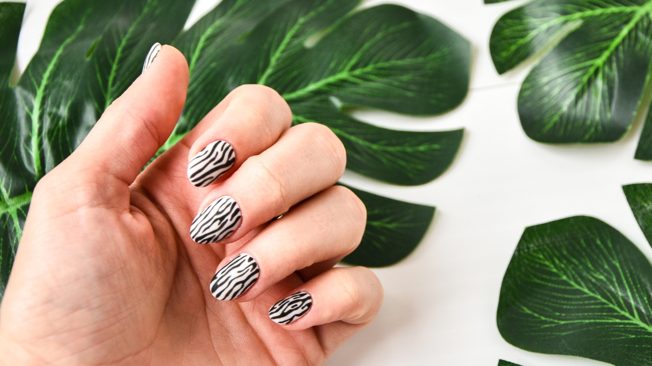 zebra nail ideas