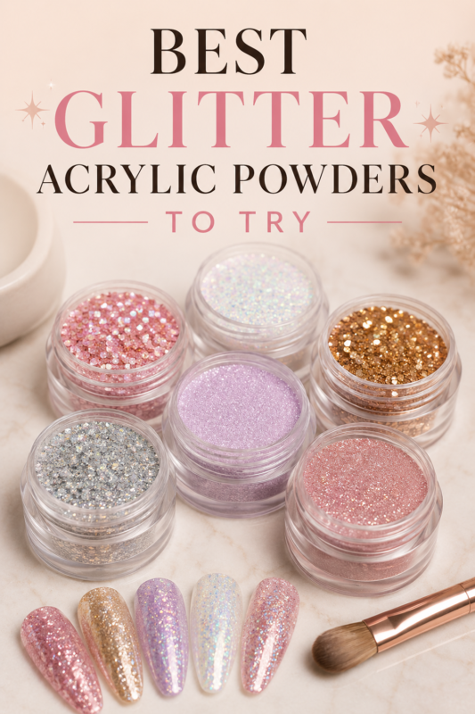 best acrylic glitter powders