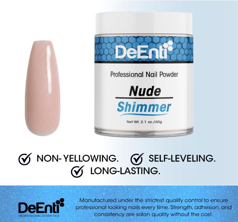 DeEnti Acrylic Nail Shimmer Powder