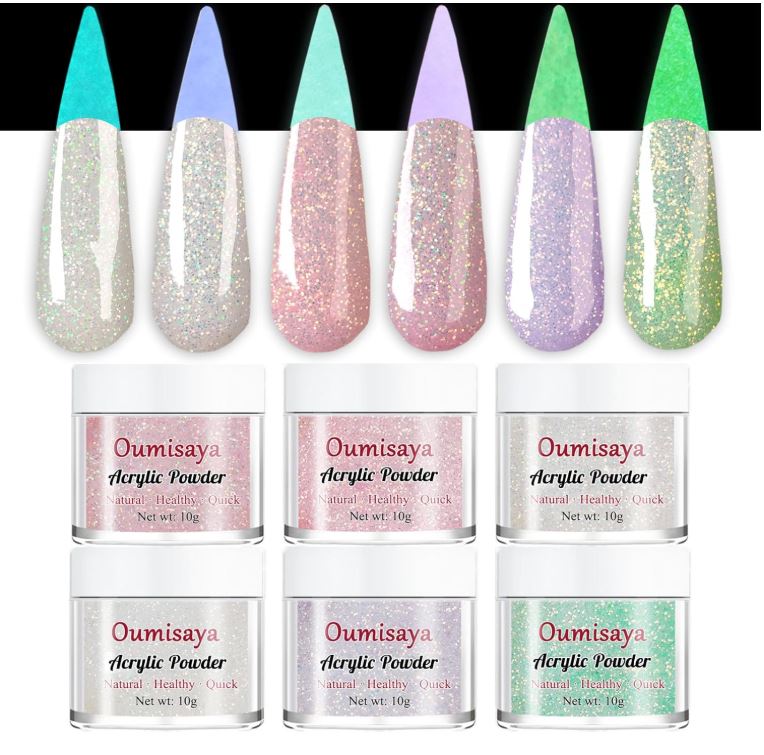 Glow In The Dark Glitter Powder
