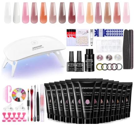 Jewhiteny Full Sized Polygel Beginner Kit