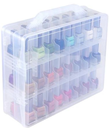 PLASTIC nail polish storage case