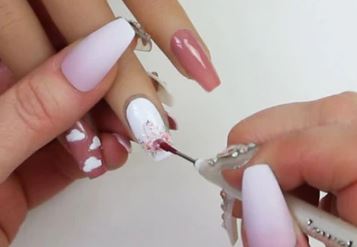 Unicorn Nail Art Idea Tutorial With Gel Polish step 11