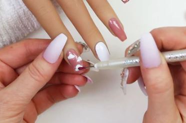 Unicorn Nail Art Idea Tutorial With Gel Polish step 9