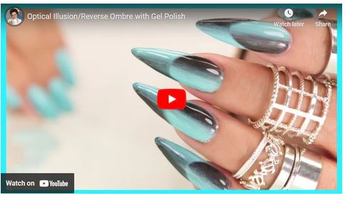 Optical Illusion Ombre Nails by Nail Career Education