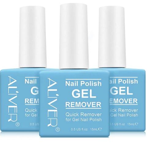 Set Of 3 Gel Polish Removers