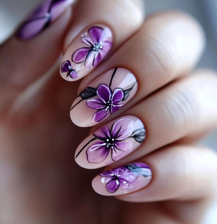 Hand Painted Nails