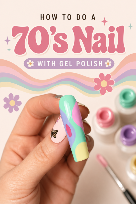 how to do a 70s gel nail
