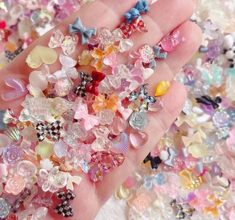 Assorted Mixed Nail Decorations