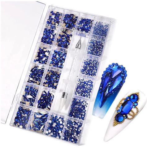 Blue Crystals & Stones