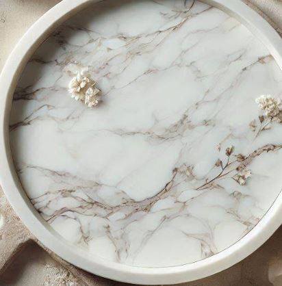 Faux Marble Trays