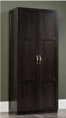 Cherry Finish Storage Cabinet