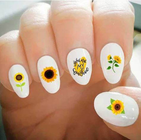 Sunflower Water Transfer Decals