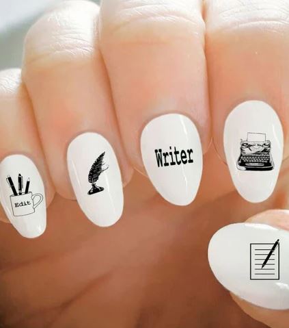 Book Lover Waterslide Decals