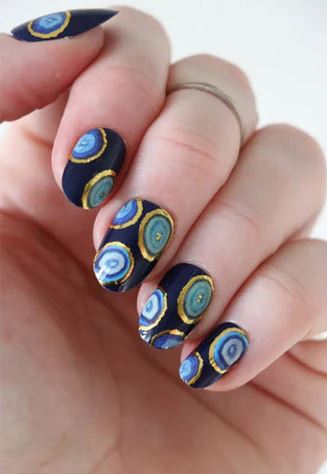 Agate Slices Water Decals