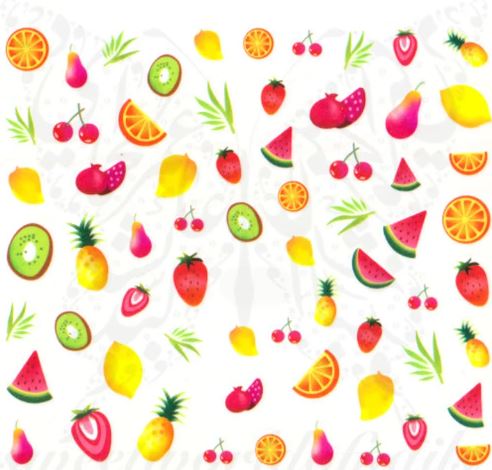 Fruit Water Nail Decals