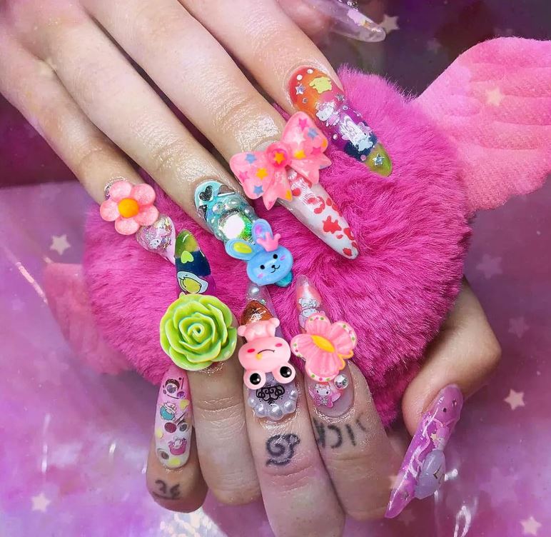 Kawaii Bunny Nails