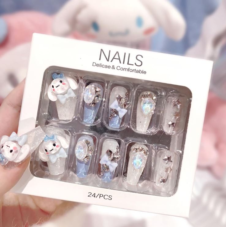 kawaii coffin nails