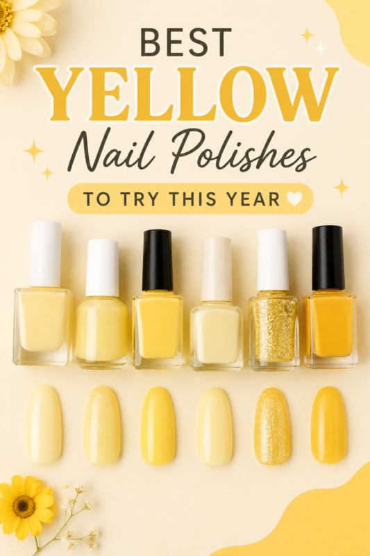 yellow nail polish