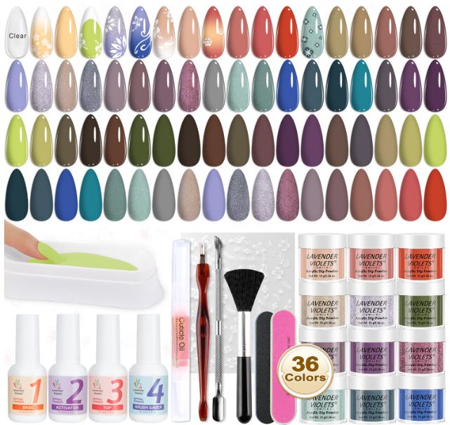 Lavender Violets Dip Powder Kit