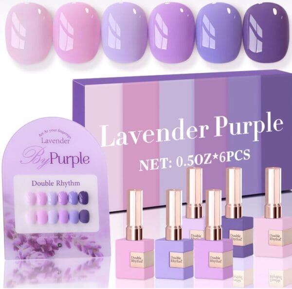 Purple Gel Polish Kit