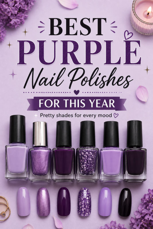 best purple nail polish shades