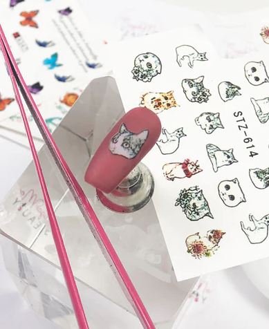 tutorial how to apply nail decals